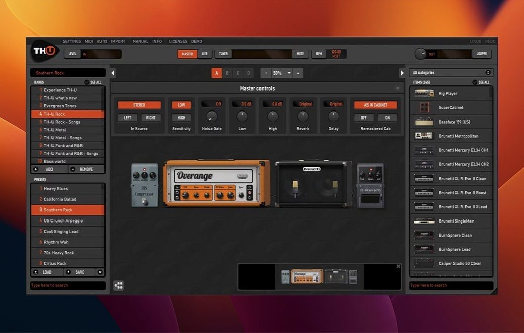 Overloud TH-U Premium capture 4 of 4 Overloud TH-U Premium preview 4