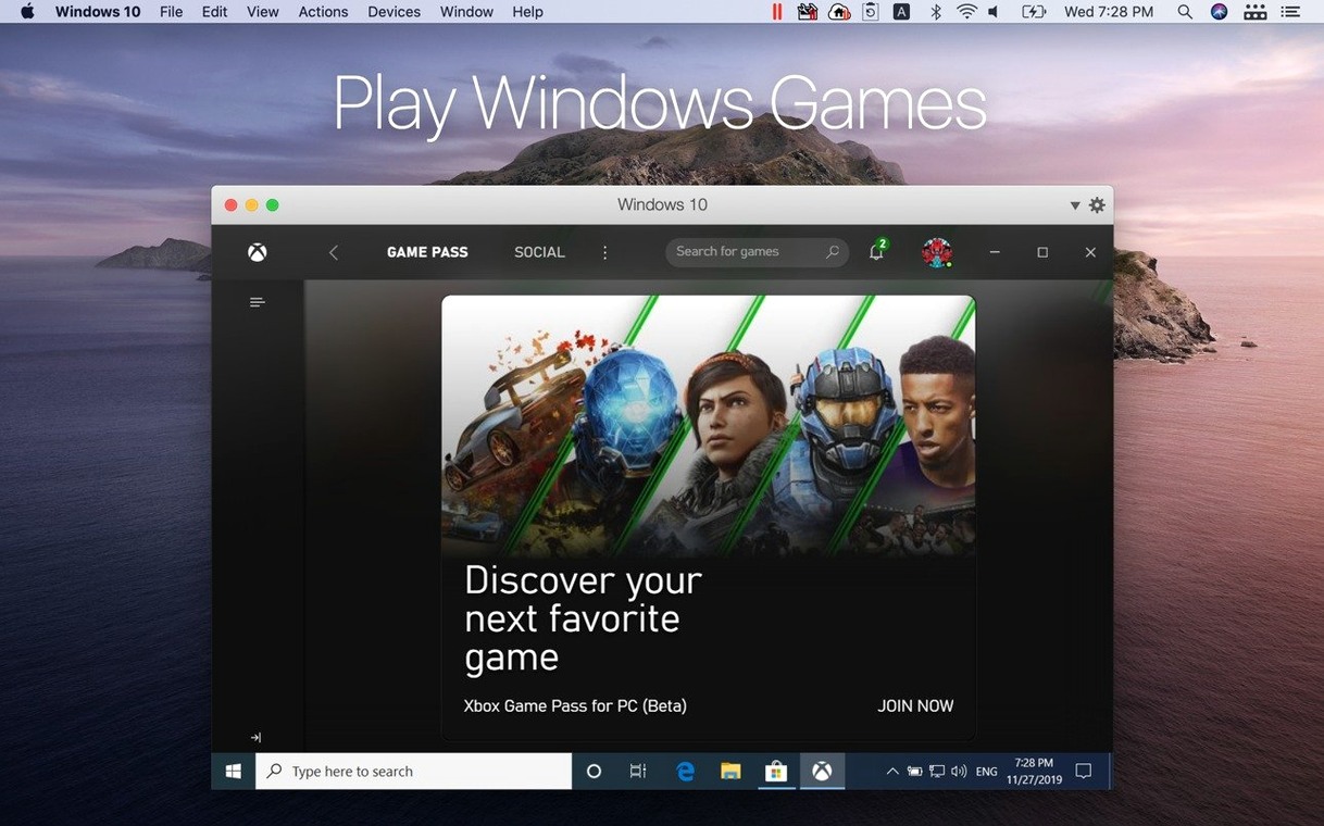 Parallels Desktop screenshot 3