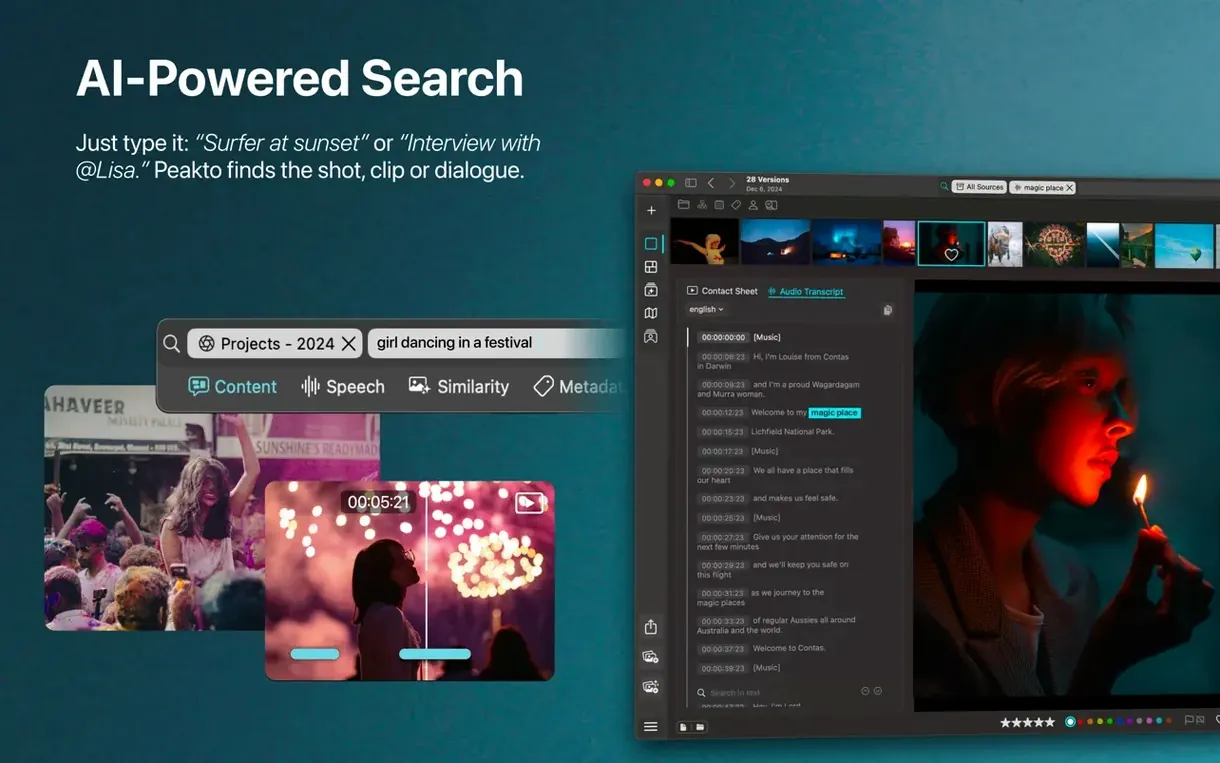 Peakto – Al Media Organizer capture 3 of 8 Peakto – Al Media Organizer preview 3