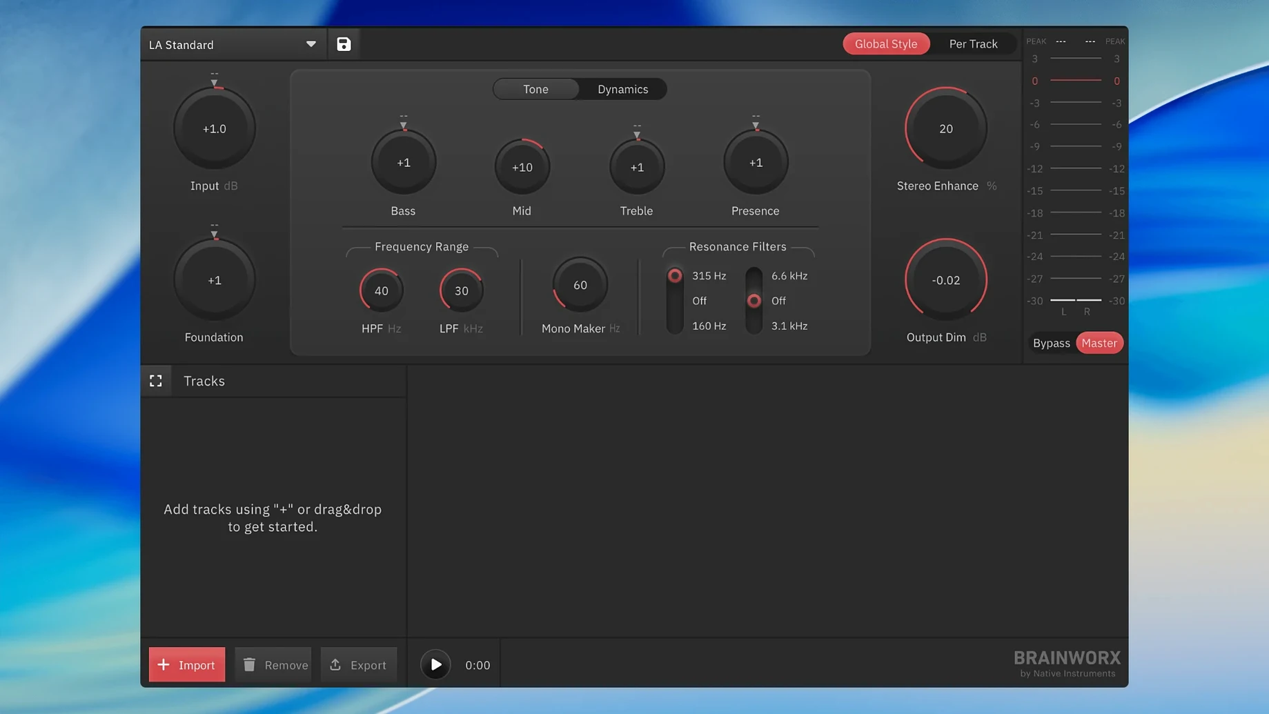 Plugin Alliance Brainworx bx_mastering studio preview 2