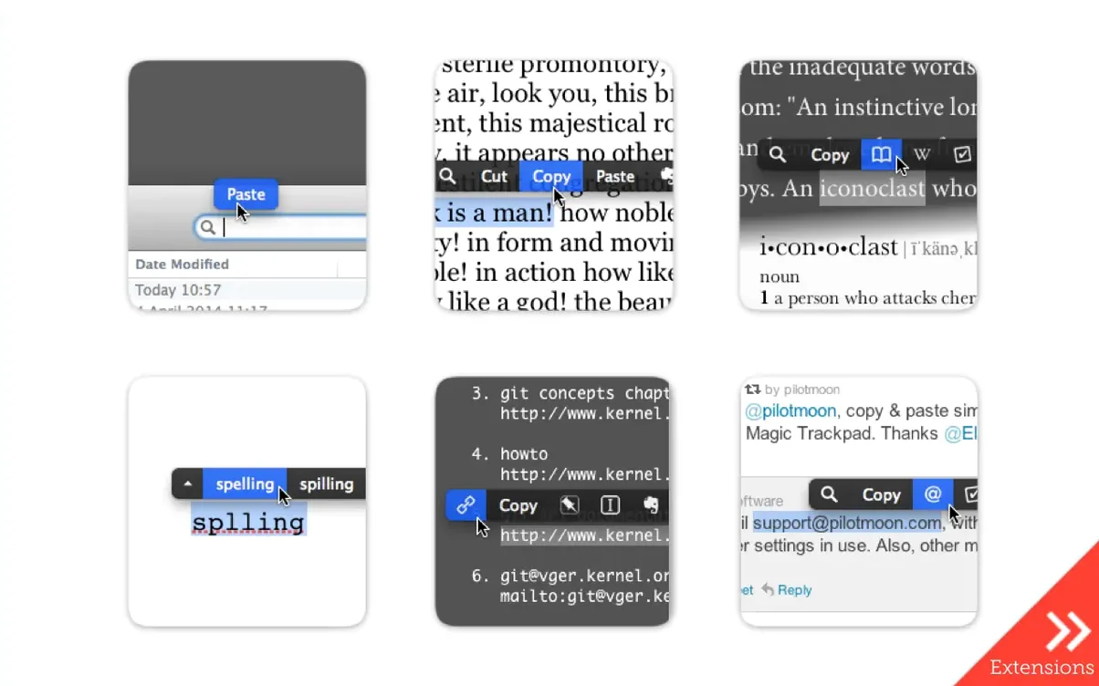 PopClip screenshot 2