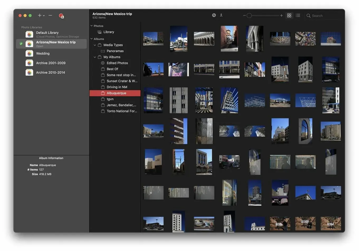 powerphotos mac — opening view