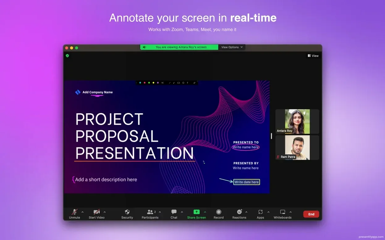 Presentify screenshot 2