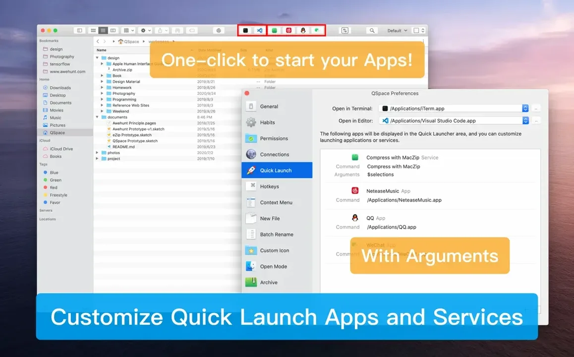 qspace pro macos free — opening view