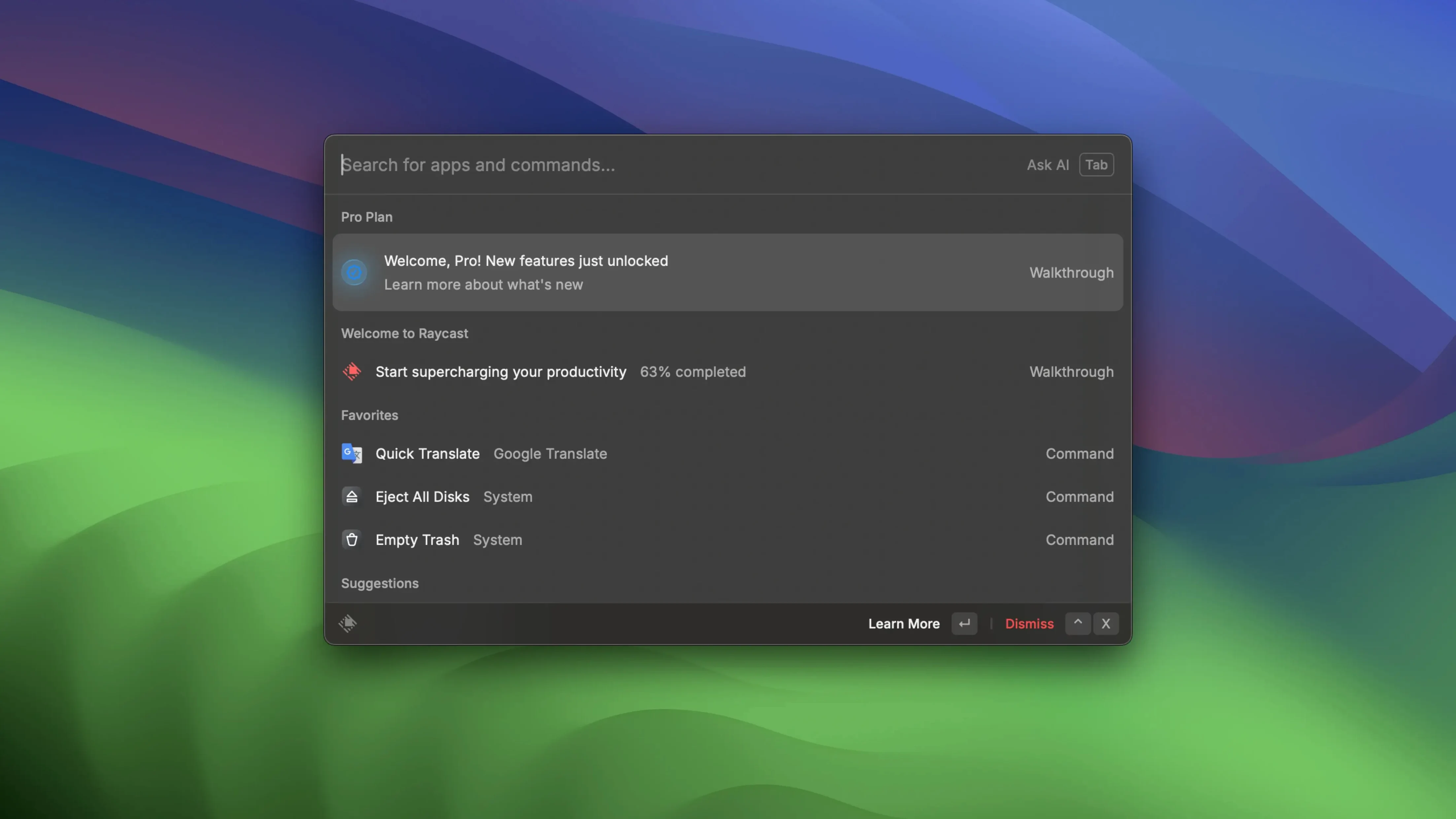 raycast pro crack — opening view