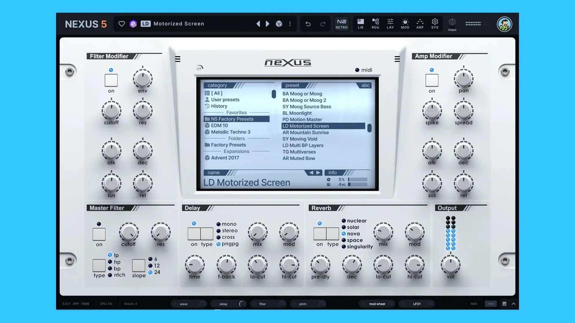 reFX Nexus: screenshot 1 of 1 refx nexus 5 torrent — opening view