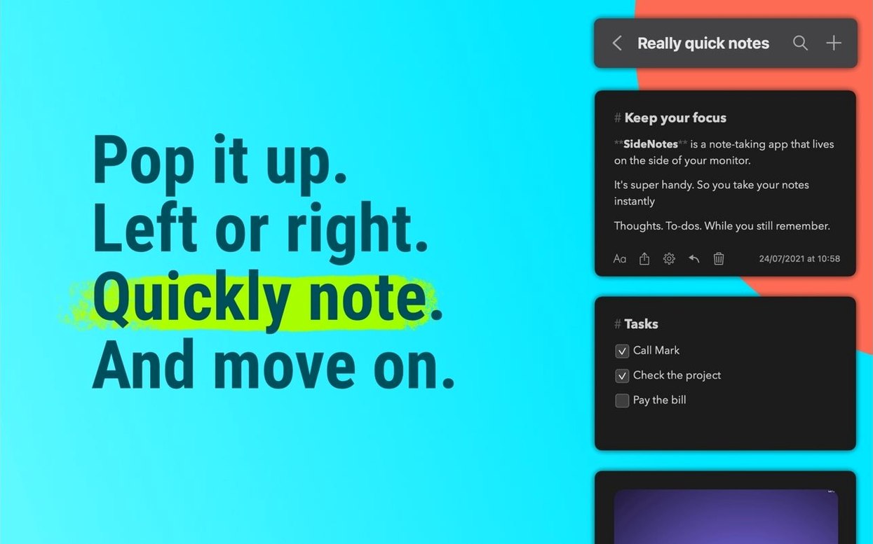 sidenotes mac full version — screenshot