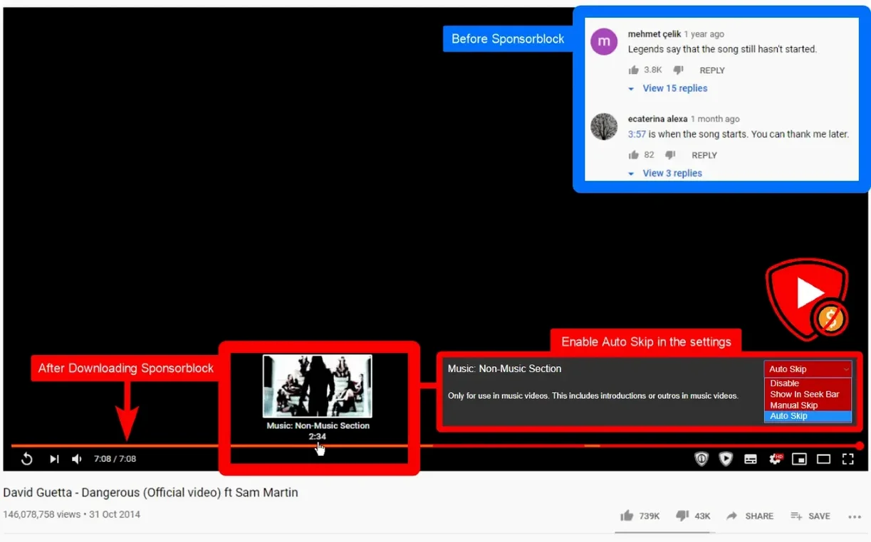SponsorBlock for YouTube preview 3