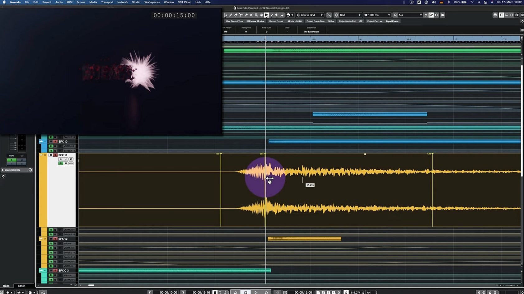 Steinberg Nuendo preview 3