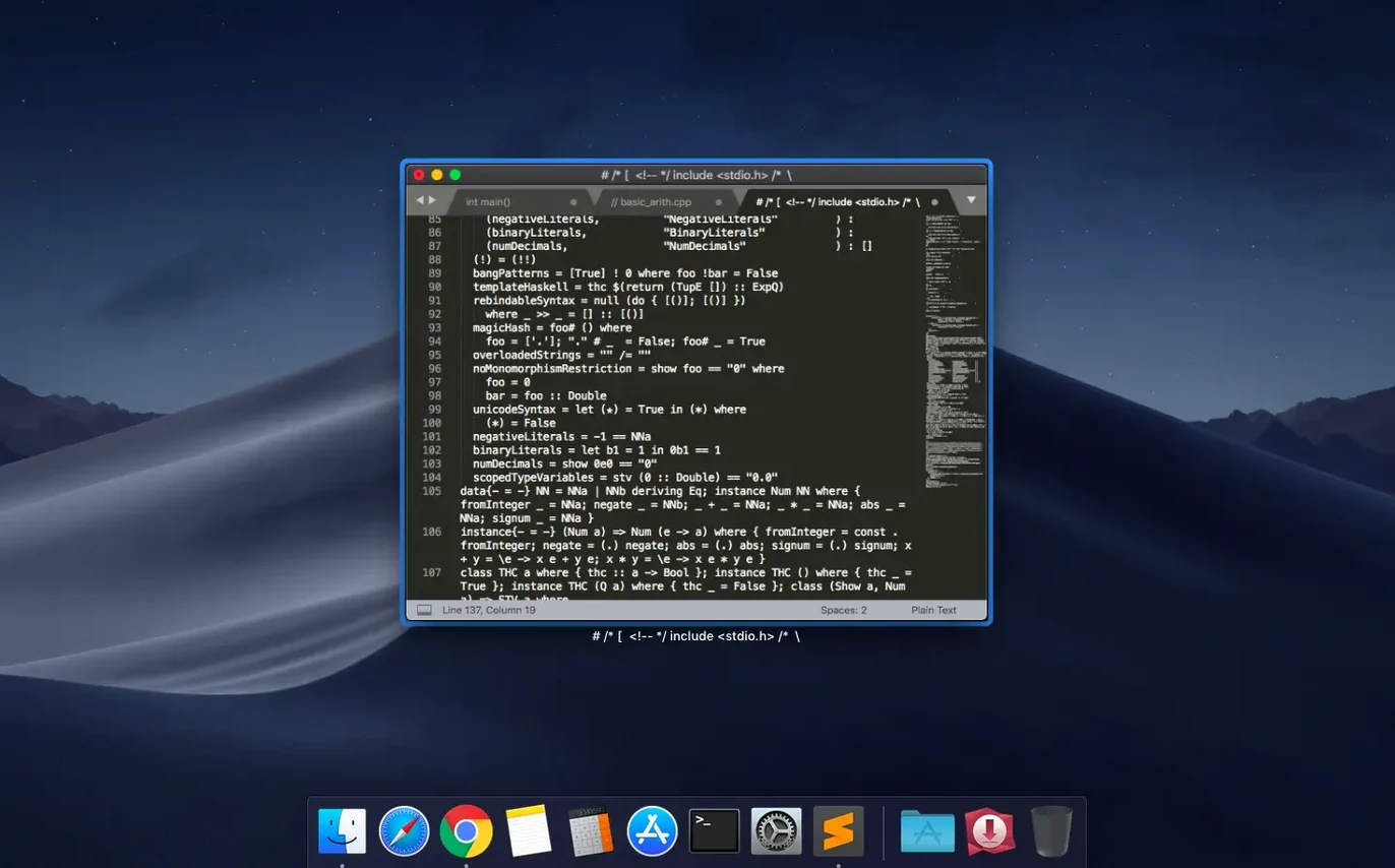 Sublime Text screenshot 4