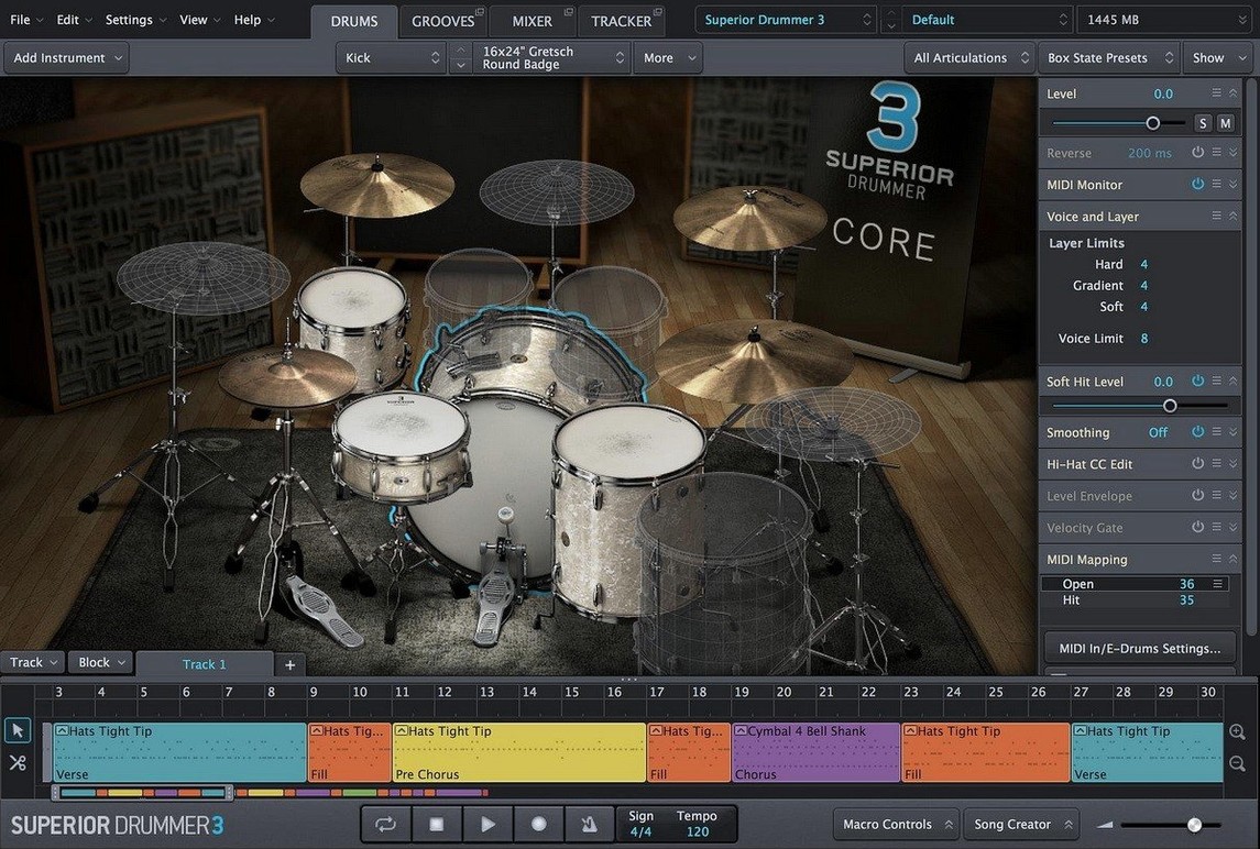 Superior Drummer capture 1 of 1 superior drummer 3 mac torrent — opening view