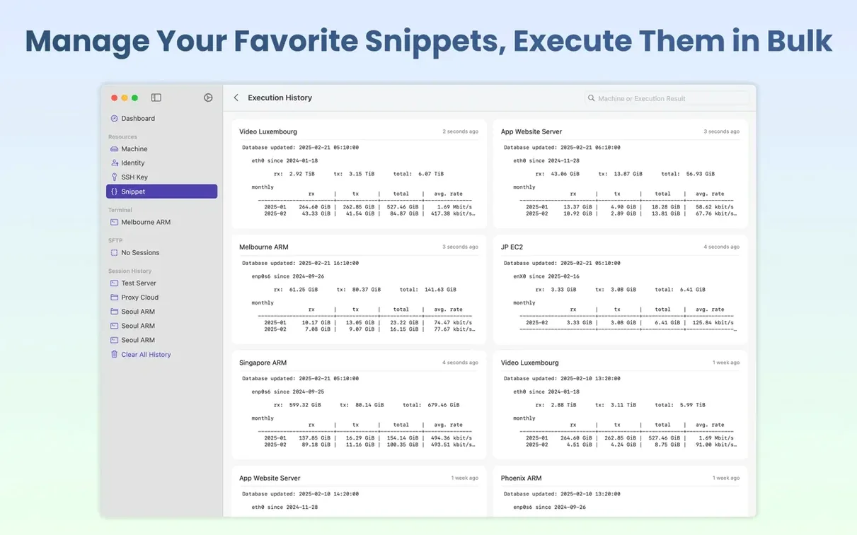 SwiftServer - Monitoring & SSH capture 6 of 7 SwiftServer - Monitoring & SSH preview 6