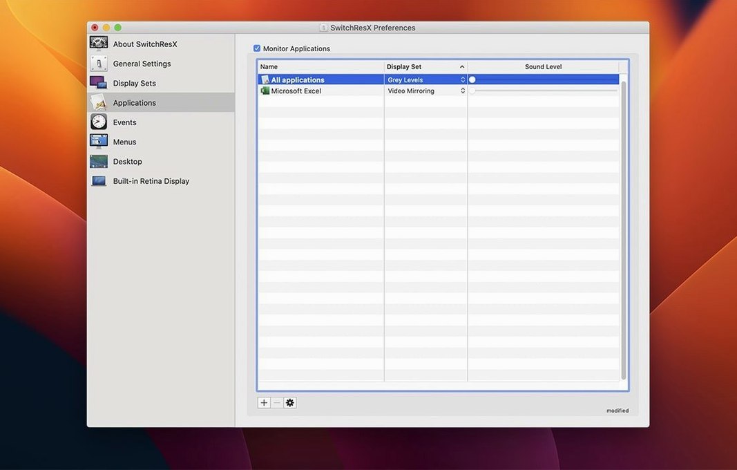 SwitchResX screenshot 4