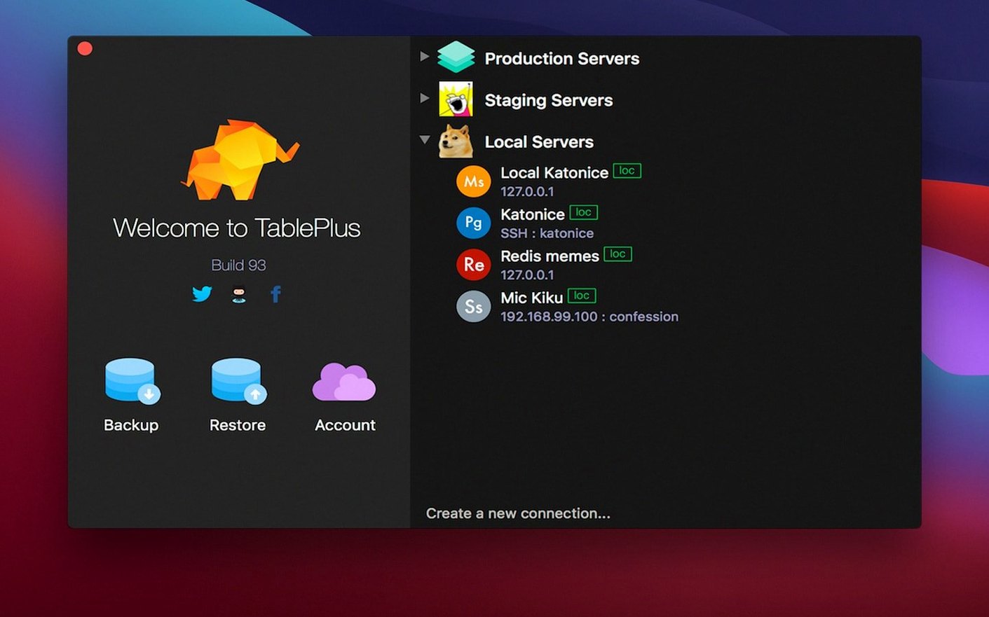 TablePlus preview 2