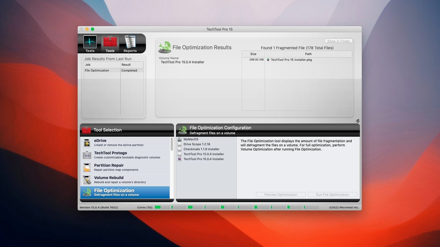 Techtool Pro screenshot 4