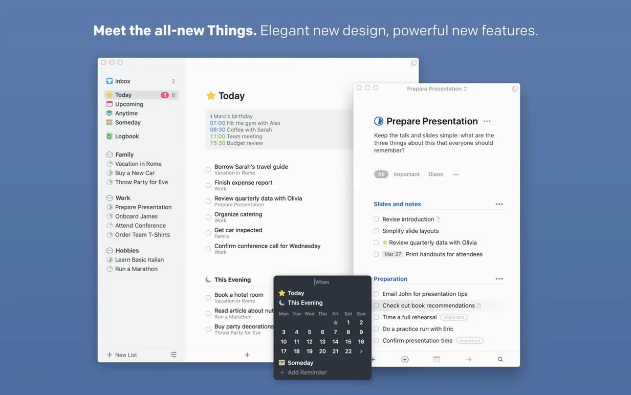 things 3 torrent — opening view