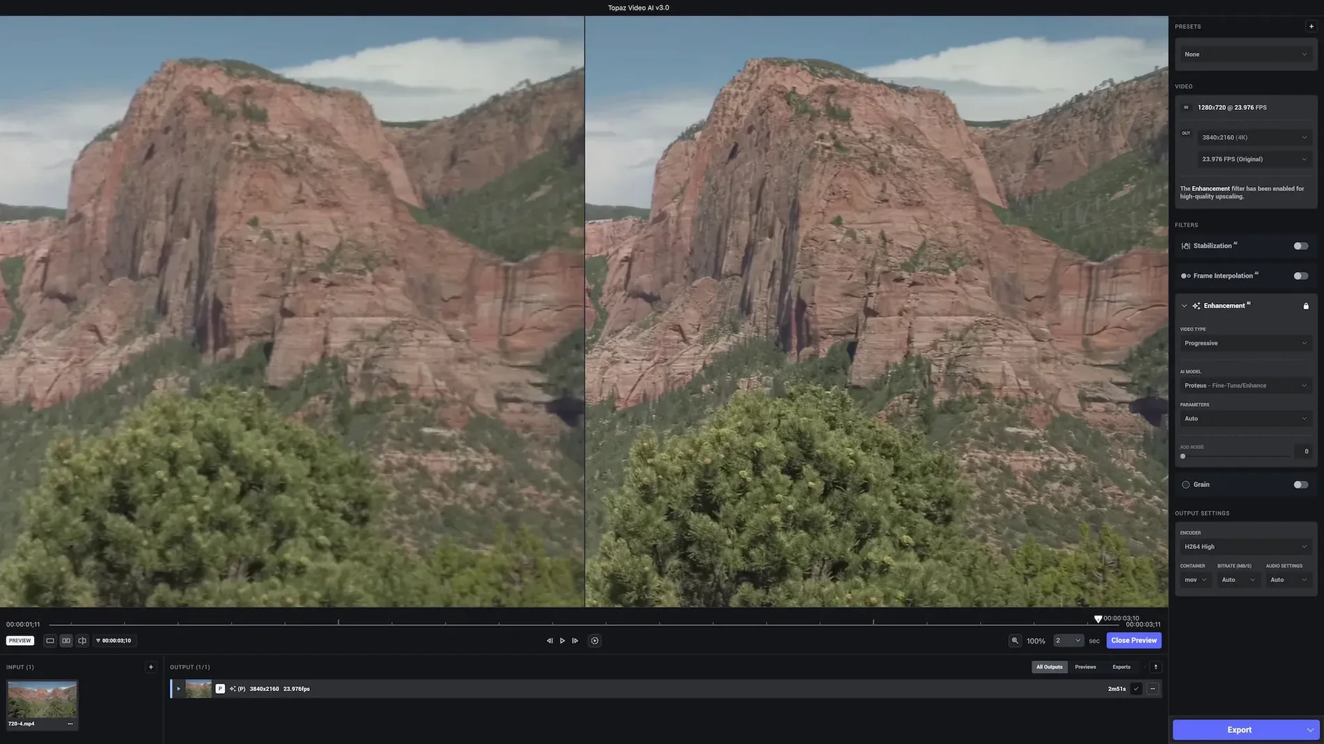 Topaz Video AI capture 1 of 2 topaz video ai pro torrent — screenshot