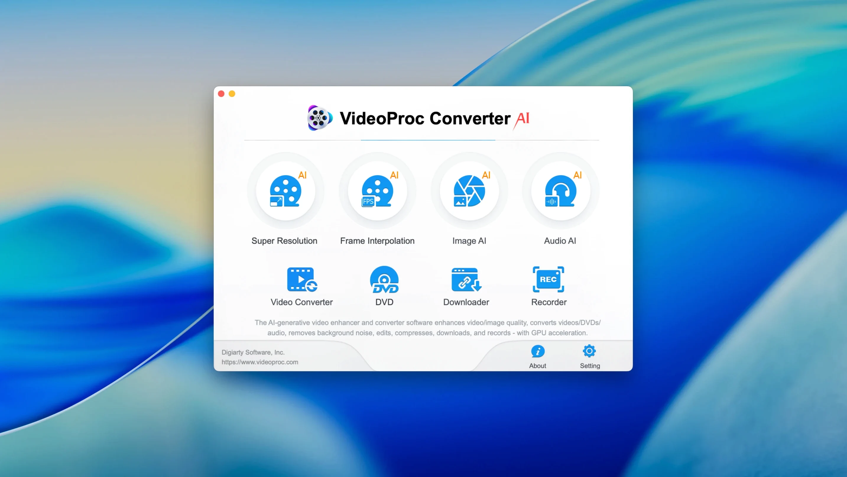 videoproc converter ai — screenshot