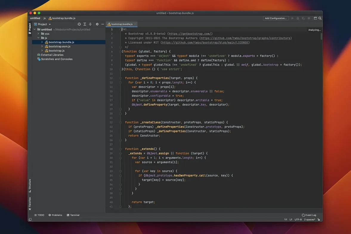 webstorm mac torrent — opening view