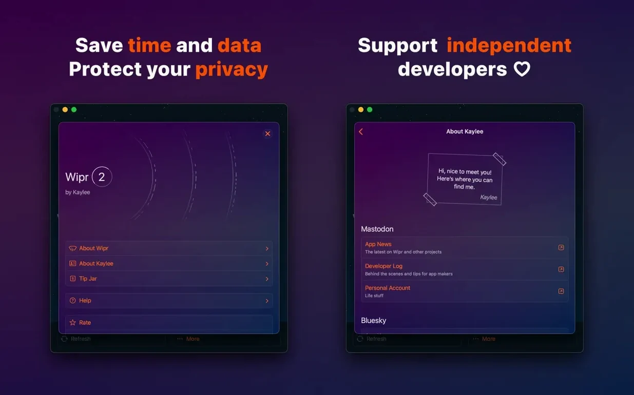 Wipr screenshot 2
