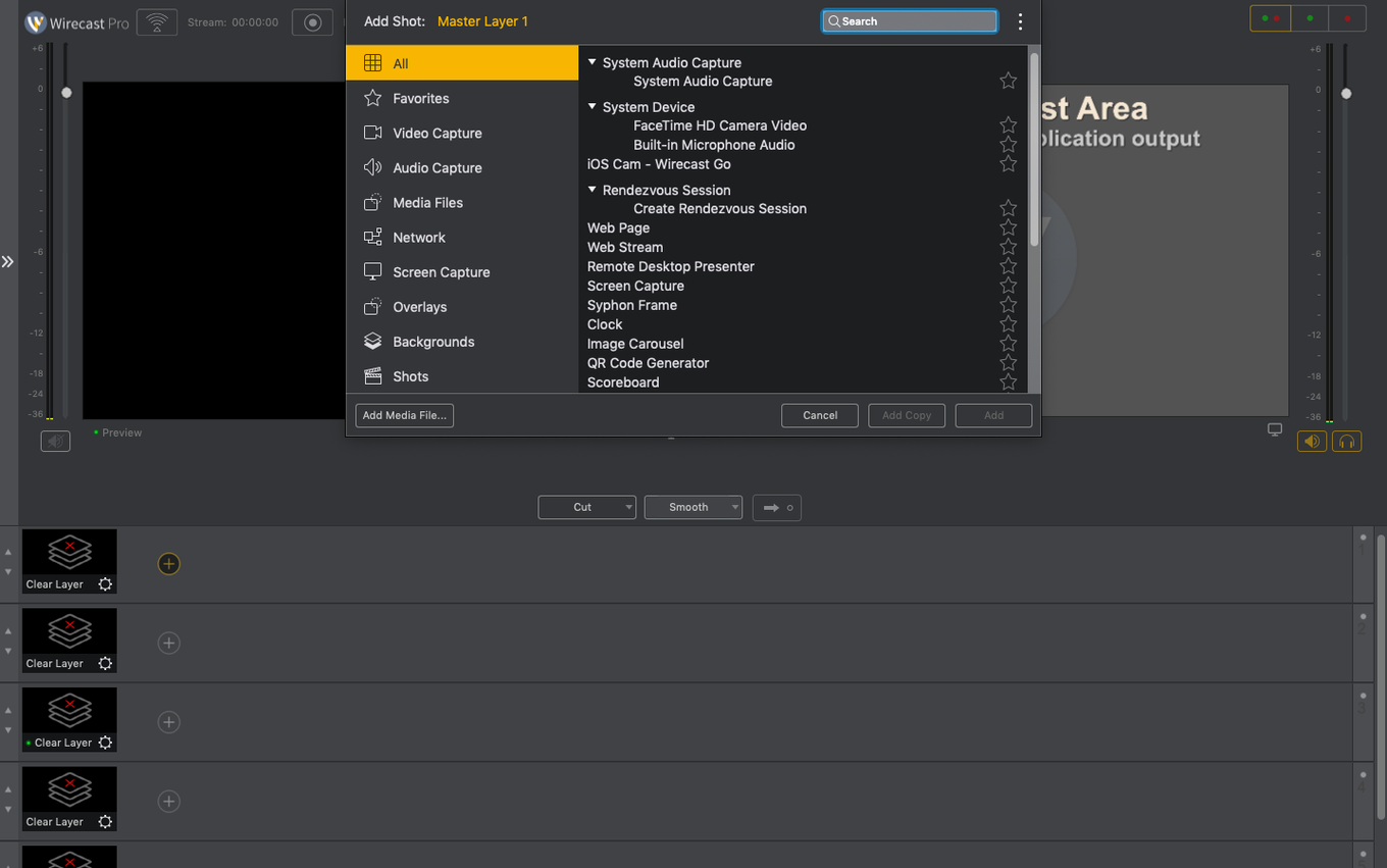 Wirecast Pro: screenshot 2 of 4 Wirecast Pro screenshot 2