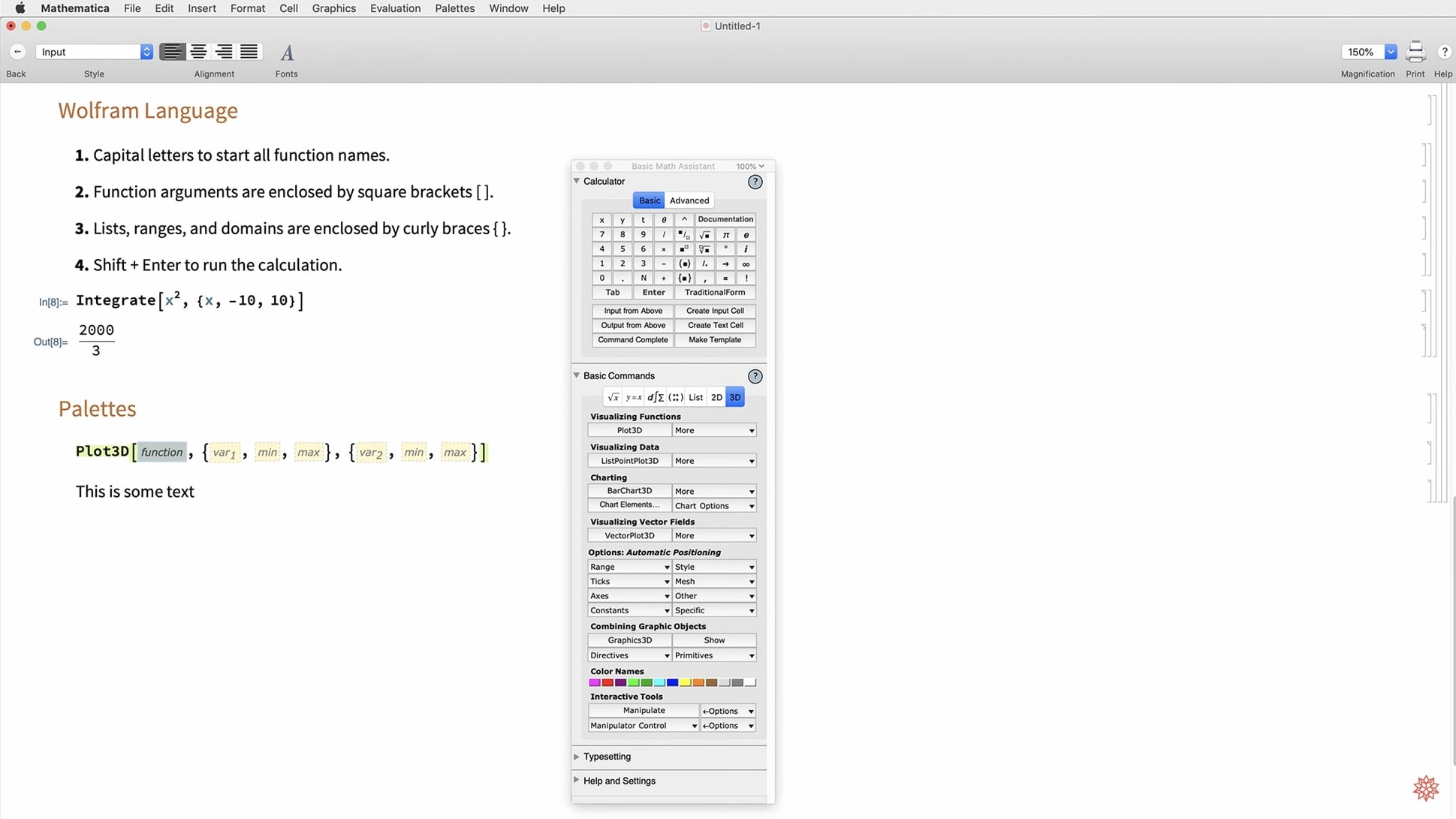 Wolfram Mathematica screenshot 3